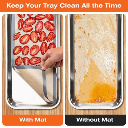 5 pcs Silicone Baking Mats For Harvest Right Freeze Dryer Medium Size Trays (Gray, M - Medium) - color: Gray