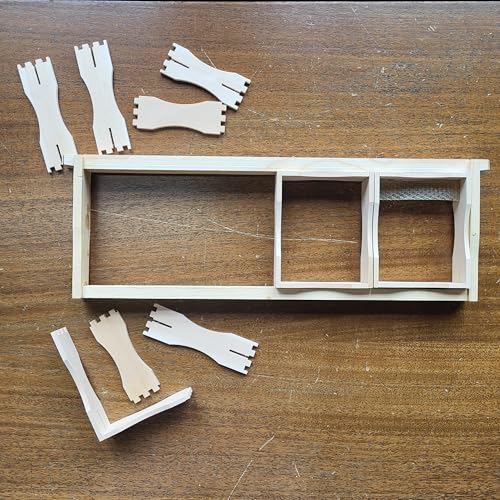 Foxhound Bee Co - Comb Honey Cassette for Making Pure Cut Comb Honey, Compatible with Medium Langstroth Frames - 40 Cassettes