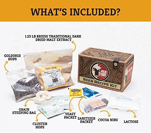 Craft A Brew Recipe Kit - Chocolate Milk Stout Refill - 1 Gallon - Ingredients for Home Brewing Beer - color: Chocolate Milk Stout