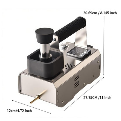 Upgraded oxalic acid vaporizer - Cordless Wireless Beekeeping Tool 4000mAh, Heavy-Duty Stainless Steel Fogger with Copper Nozzle & Precise Temp Control for hive Maintenance (Dew ，No Battery)