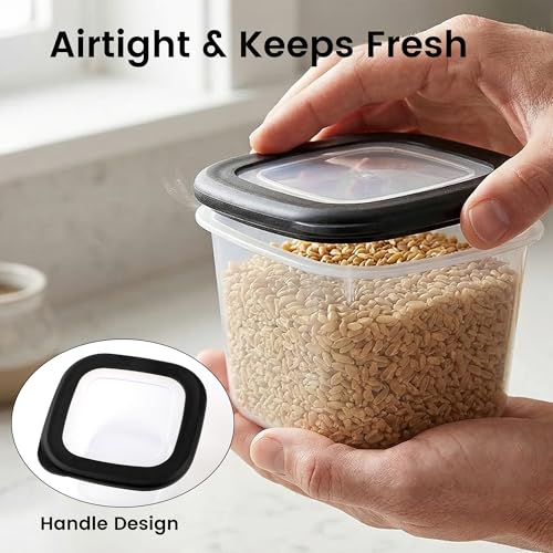Airtight Storage Containers with Lids, Set of 12 Storage Containers, Kitchen Storage Boxes, Food Storage Containers, BPA-Free