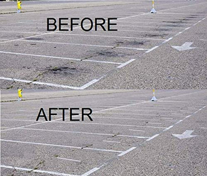 Terminator-HSD Concrete Oil Stain Remover Eco-Friendly Bio-Remediates and Removes Oil & Grease Stains on Concrete and Asphalt Driveways, Garages, Pavers, Patios, Parking Lots and Streets(2 LB) - size: 32 Ounce (Pack of 1)