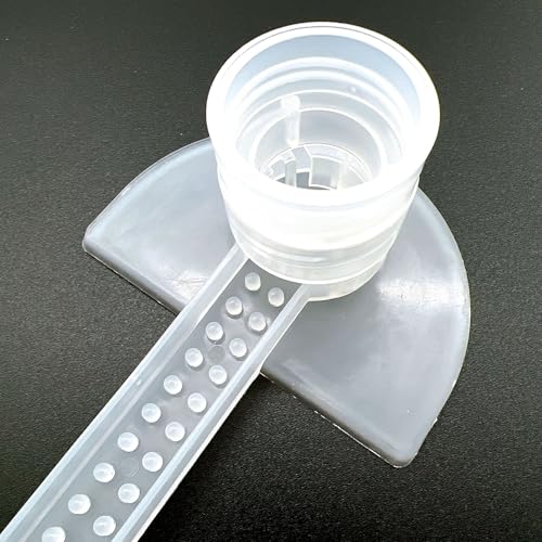 Plastic Bee Feeder with Entrance Tray, Clear, Inverted Bottle Hive Feeder for Beekeeping