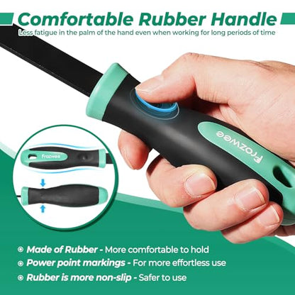 1-1/4-inch Carbide Scraper,Super Gasket Scraper with Durable Tungsten Tip for Remove Gaskets, Carbon and More from Varied Surfaces - size: 1-1/4"