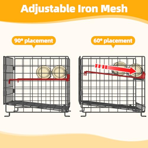 2-Pack Stackable Rack Organizer, Storage for Kitchen Pantry Cabinet, Holders for Food, Multifunctional Dispenser for Snacks Soda - size: 2 Tier-2 Pack