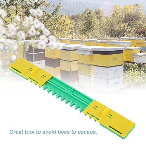 5 PCS Anti Eslide Door,Beekeeping Supplies Entrance Reducer Frame Beehive Mouse Guard Bee Guards bee Hives Gate Treated Treatment Entrance Apiculture Beehive Door Reducer Gate Beekeeping Box