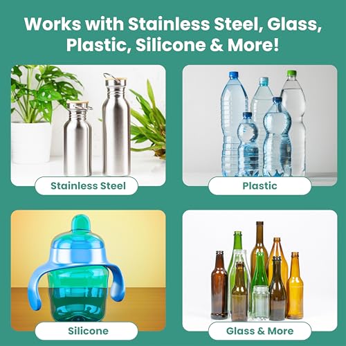 Salem’s Elite 48 Effervescent Water Bottle Cleaning Tablets | Tumbler Cleaning Tablets | Deodorizes & Removes Stains on Stainless Steel, Tumblers, Baby & Sports bottles (48, Large)