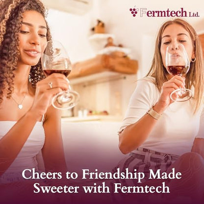 Fermtech Mini Auto-Siphon - Clear Siphon with 3ft Food - Grade Vinyl Hose - Effortless Bottling for 1 Gallon Jugs, Wine, Beer, Mead & Kombucha - 3/8in
