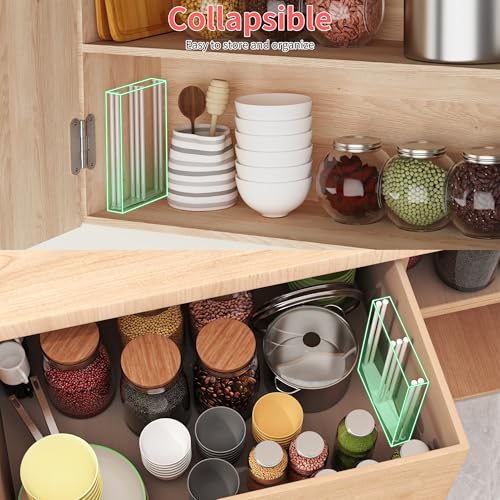 Collapsible Bottle Drying Rack, Baby Bottle Drying Rack, Foldable Cup Draining Holder, Retractable Reusable Silicone Bag Dryer with Non-Slip Bottom - Stainless Steel (White) - color: White