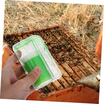 VANZACK 2pcs Queen Marking Bottles for Beekeeping Efficient Bee Identification Tools Portable Plastic Markers for Easy Hive Management Lightweight and Compact Bee Supplies