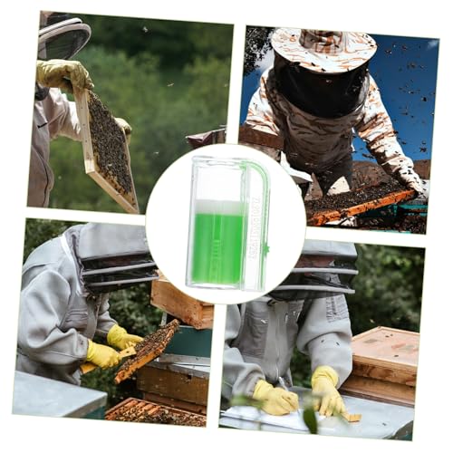 VANZACK 2pcs Queen Marking Bottles for Beekeeping Efficient Bee Identification Tools Portable Plastic Markers for Easy Hive Management Lightweight and Compact Bee Supplies