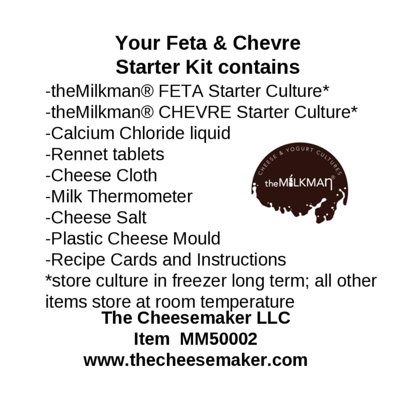 theMilkman® Feta & Chevre Cheese Making Starter Kit