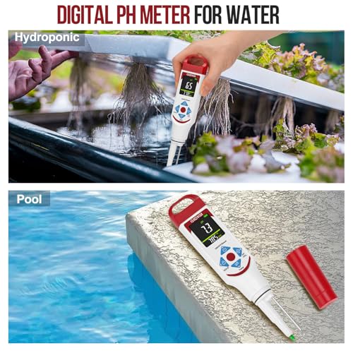 pH Tester for Food with pH Calibration Solution Kit pH Measurement for Sourdough Cheese