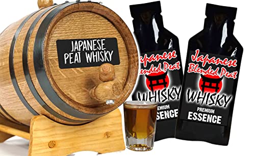 Japanese Blended Whisky Making Bootleg Kit w/Chalkboard & Book- Thousand Oaks Barrel Co. – Make & Age Spirits in an Oak Cask Keg- Best Father’s Day Gift Ever (5L) - size: 5 Liter