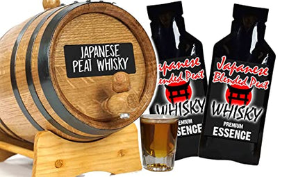 Japanese Blended Whisky Making Bootleg Kit w/Chalkboard & Book- Thousand Oaks Barrel Co. – Make & Age Spirits in an Oak Cask Keg- Best Father’s Day Gift Ever (2L) - size: 2 Liter