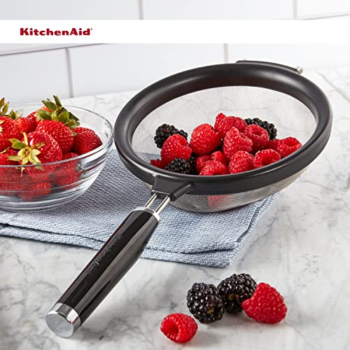 KitchenAid KE161OHOBA Classic Strainer, 7-inch - color: Black, size: 7-Inch