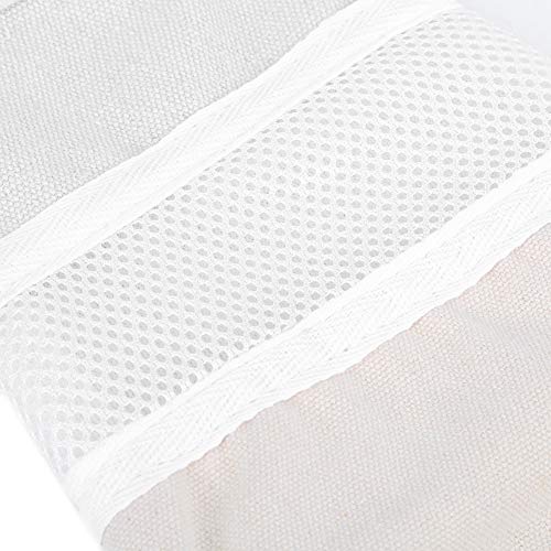 Anti Sting Breathable Bee Gloves, Long Sleeves Goatskin Canvas Gloves with Mesh Structure for Beekeeping Protection (XL)