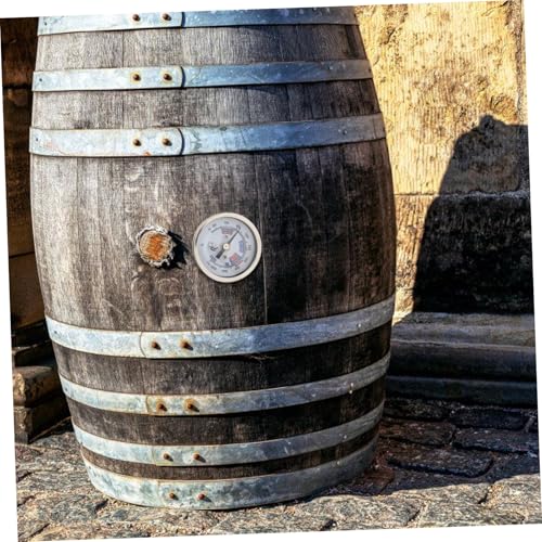 Ciieeo Stainless Steel Wine Thermometer with Threaded Design High Precision Dial Temperature Gauge for Winemaking Brewing and Reusable Stainless Steel
