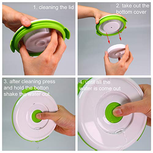 FOSA Food Containers for Vacuum Seal 3 Pack - 28oz Reusable Medium Vacuum Sealer Containers - Food Vacuum Sealer Set (Vacuum Pump Not Included) - size: 28oz × 3