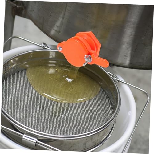 Toyvian 2pcs Plastic Honey Gate Valve for Beekeeping Efficient Honey Tool for All Scale Lightweight and Portable for Extractors and Buckets