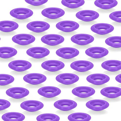 30Pcs Dopamine color Silicone Gaskets Washers Seals for Cap Swing Flip Top Bottle for Home Brew Beer Soda Bottle Sealing(flat,half cover) (Neon Purple) - color: Neon Purple