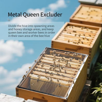 2Pcs Metal Queen Excluder Beehive Queen Bee Excluder Beekeeping Queen Excluders Beekeeping Tools (10 Frame 2Pcs) - size: 10 Frame 2Pcs