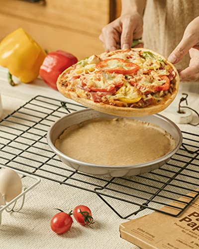 Katbite 200Pcs 6 Inch Parchment Paper Rounds, Unbleached & Non-stick, Precut Parchment Circles for Cheesecake Spring Pans, Fridge Storage/Freezing Hamburger Patties - size: 6inch-200-Unbleached