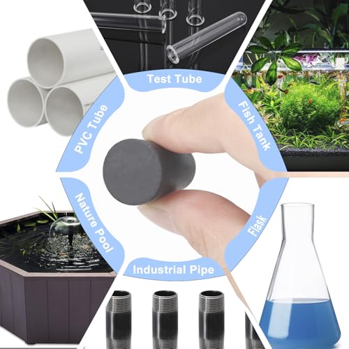 0# Black Tapered Shaped Solid Rubber Stopper for Gas Can Spout Heat Sink | 10pcs Lab Tube Stopper Size 13x16x24mm Hole Rubber Stoppers Caps - size: 0# Black