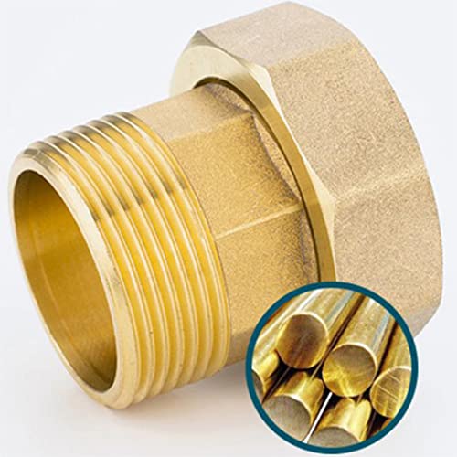 Othmro 4pcs Brass Hex Socket Pipe Fitting, 4/5" Male Thread Hose Adapter Connector Fit for 1" Tubes Pipe Plug Fitting Assortment Set for Garden Pipe Pneumatic Solenoid Valve Gold - size: 4pcs 4/5"