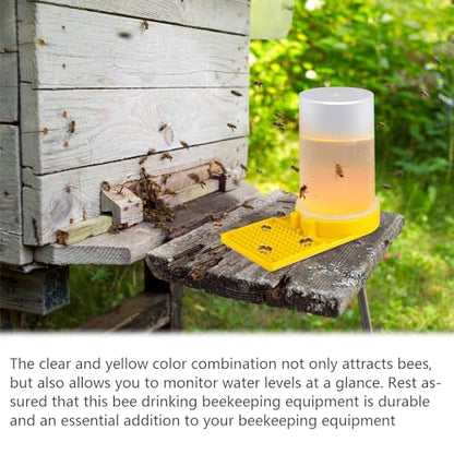 4 Pack Bee Feeders for Hives Honey Feeder 2 Large and 2 Small Bee Water Feeder Honey Beehive Entrance Feeder Beekeeping Water Dispenser Bee Drinking Beekeeping Equipment Nest Beekeeper Tools - size: 2 Large and 2 Small-4 Pack