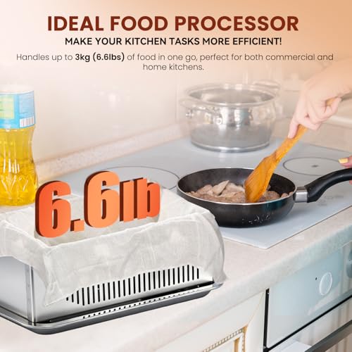 NEWTRY Tofu Press 6.6LB Capacity Deli Meat Press Tool 304 Stainless Steel for Tofu Pork Beef Bacon Homemade Deli Meat with Press Handle