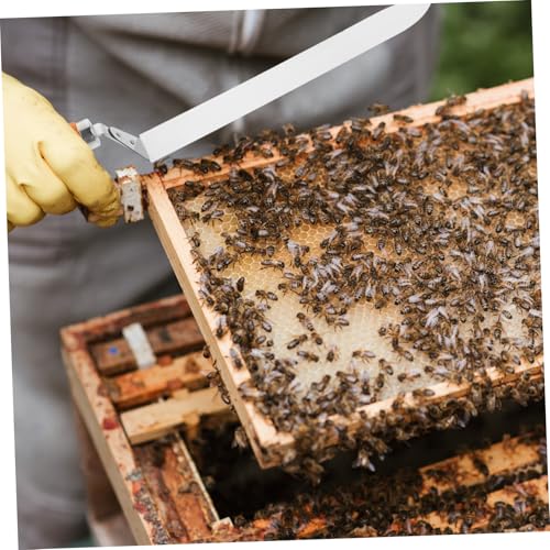 VANZACK Stainless Steel Uncapping Knife for Efficient Honey Extraction Type Design Handle Essential Beekeeping Tool for Honey Scraping and Uncapping