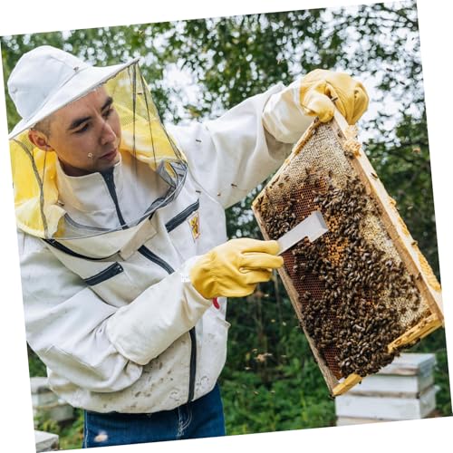 Yardwe Beehive Tool Hanging Stainless Steel Beekeeping Equipment Multi-Function Pry Tool for Beekeepers Beehive Frame Lifter and Scrapper