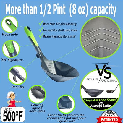 Supa Ant Canning Supplies Starter Kit - Water Bath Pot with Rack and Lid - Jar Lifter, XL Ladle, Jar Tongs, and Bubble Popper - size: 13-Piece Pro