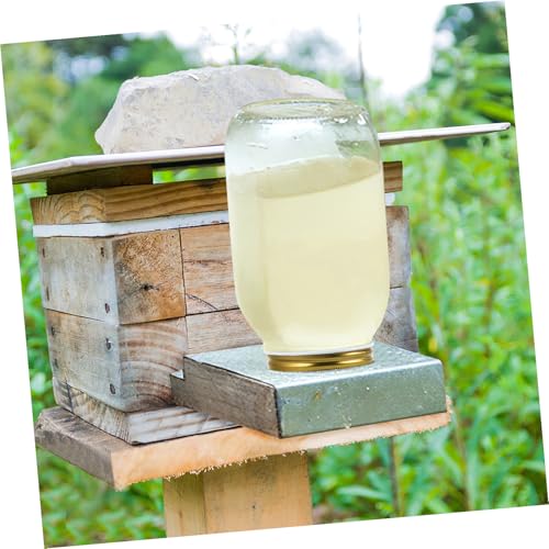 5pcs Bee Water Dispenser Lids Multifunctional Beehive Watering Station for Easy Hydration Compatible with Hive Entrance Feeders Sturdy Beekeeping Tool for Bees