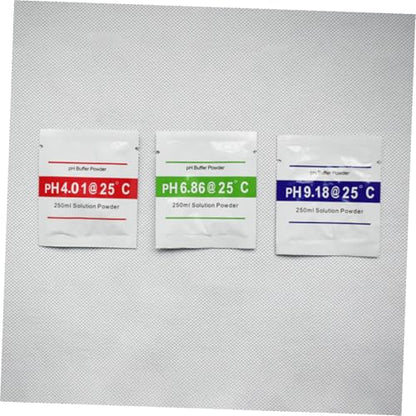 15pcs Ph Calibration Powder Kit with Ph Buffer for Accurate Testing Easy Mix with Distilled Water Suitable for Hydroponics Aquariums Pools and Drinking Water