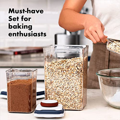 OXO Good Grips 8-Piece Baking Essentials POP Storage Container Set - style: Baking Set