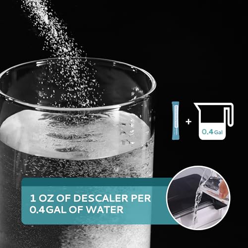 EUHOMY Ice Maker Cleaner & Descaler | 24 Use & Individually Packed | Ice Machine Cleaner with Organic Citric Acid Descaling Powder, Ideal for All Brands - size: 24 Ounce(pack of 1)