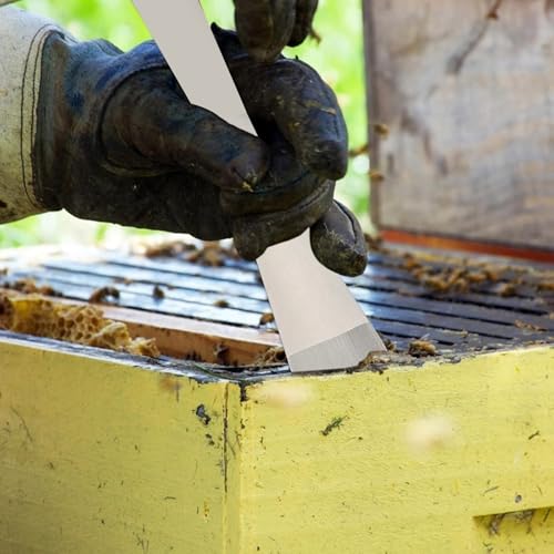 Of 2 Beekeeper ' s Essential Equipment Stainless Steel Beekeeping Scraper Tools Essential for Hives Management Beekeeping Tools