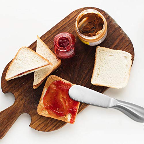 SourceTon 4 Pieces Cheese Spreader Set, Stainless Steel Multipurpose Cheese and Butter Spreader Knives