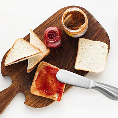 SourceTon 4 Pieces Cheese Spreader Set, Stainless Steel Multipurpose Cheese and Butter Spreader Knives