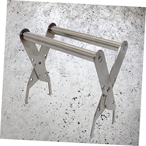 Happyyami Beekeeping Frame Grip Holder Tool Durable Stainless Steel Lifting Gripper for Equipment Protects Against Stings Essential Beekeeping Supply