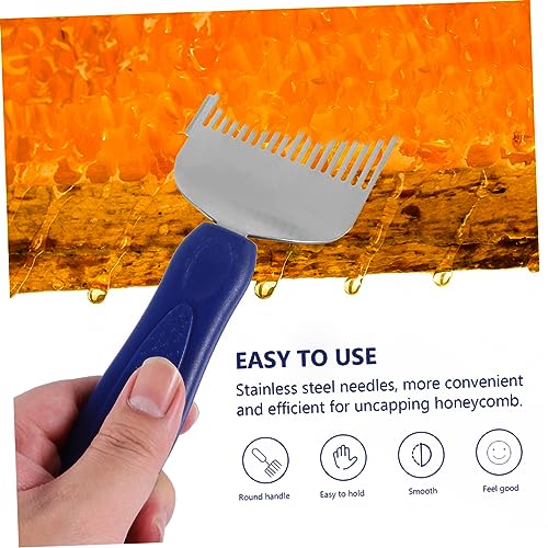 Hive Tool Honey Scraper Beekeeper Honeycomb Shovel Uncapping Fork Stainless Steel Beekeeping Tool