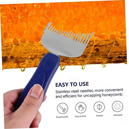 Hive Tool Honey Scraper Beekeeper Honeycomb Shovel Uncapping Fork Stainless Steel Beekeeping Tool