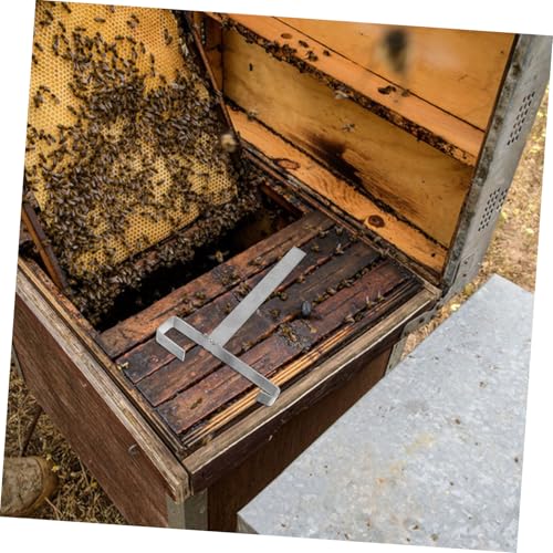 2Pcs Stainless Hive Frame Holder Stand Durable Beekeeping Tool for Frame Support Storage Detachable Design for Easy Cleaning Versatile Beekeeper Accessories