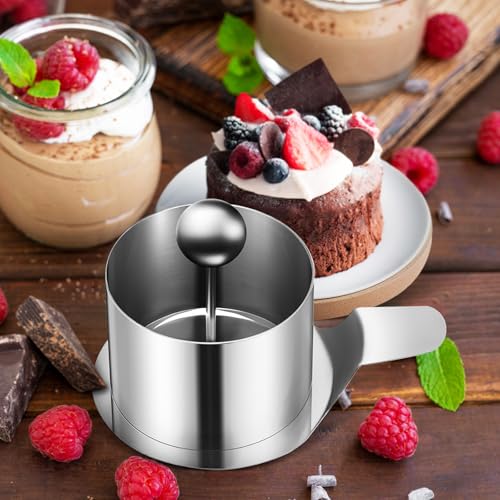 SHINEOFI Round Cake Ring Mold for Baking Stainless Steel Ring Molds for Mousse Dessert Small Pastry Baking Accessories for Home Bakers and Parties