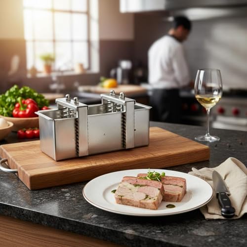 Baoblaze Stainless Steel Adjustable Sawtooth Locking Device Smooth Surface Suitable for Home Cooking Professional Kitchen, 1KG, Removable Bottom - size: 1KG, style: Removable Bottom