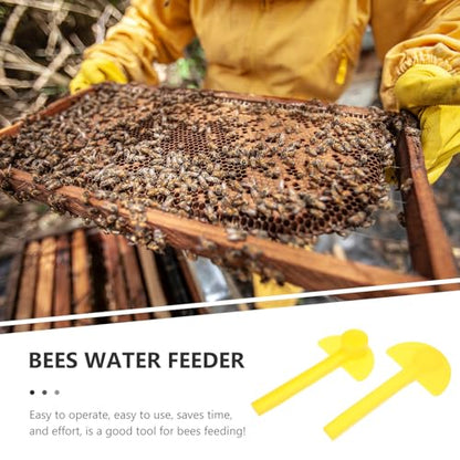 KESYOO 10 Pieces Bee Feeder Water Dispenser for Beehives, Portable Feeding and Irrigation Station, Sturdy and Easy to Clean Beekeeping Supplies