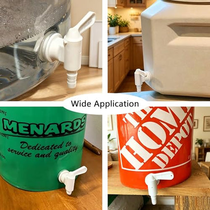 Bucket Spigot 5 Gallon Bucket Spigot Fermentation Bucket Spigot for Homebrew Wine Making Beer Kegging by LUCKEG 6PCS