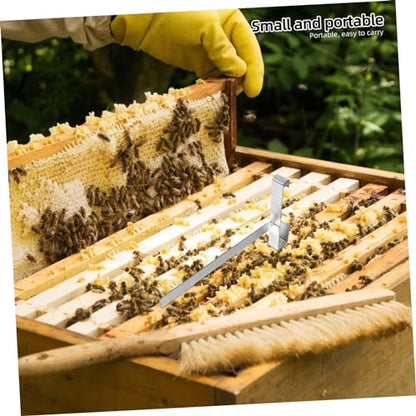 HEMOTON Stainless Steel Beekeeping Frames Beehive Nesting Spleen Shelves Beekeeper Supplies Professional Beekeeping Racks